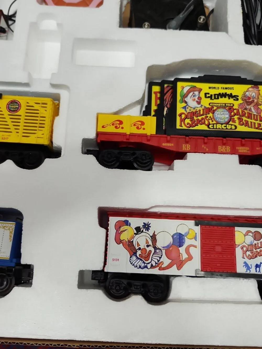 Vintage K-Line 1311 Ringling Bros. Barnum & Bailey Circus Train Set
